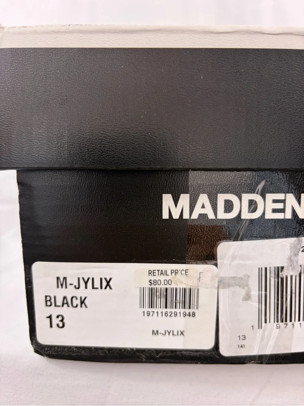 NWT Madden Men’s Size 13 Classic Black Slide Sandals Slip-On